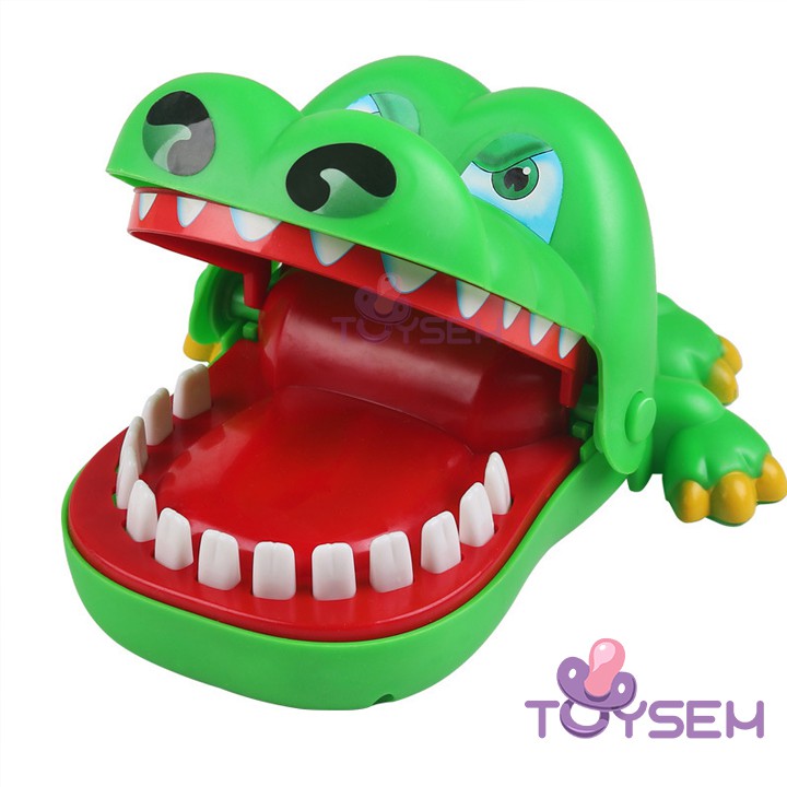 Đồ chơi cá sấu cắn tay Toysem cho trẻ em từ 3 tuổi trở lên rèn luyện tính nhanh nhẹn cho bé - Quà tặng sinh nhật cho bé