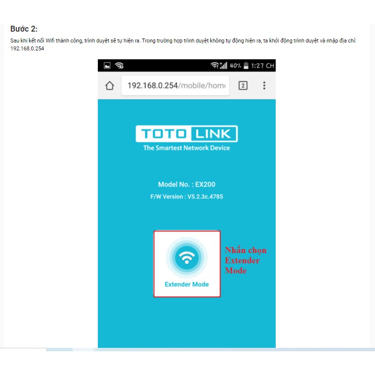 Bộ Kích Sóng Wifi Totolink EX200 2 Anten, Có Repeater Chính Hãng | BigBuy360 - bigbuy360.vn