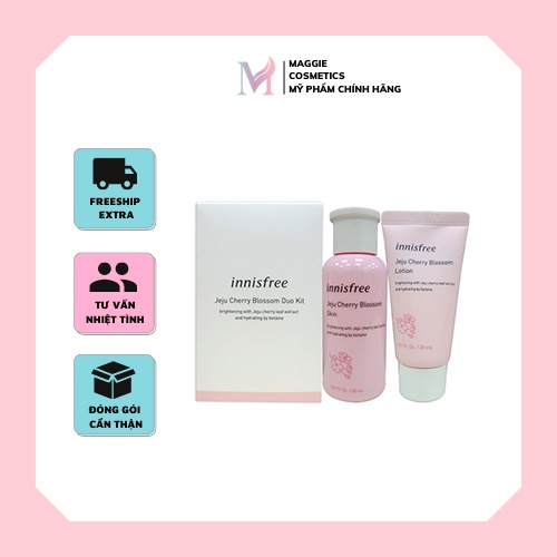 Kit dưỡng Innisfree Cherry Blossom