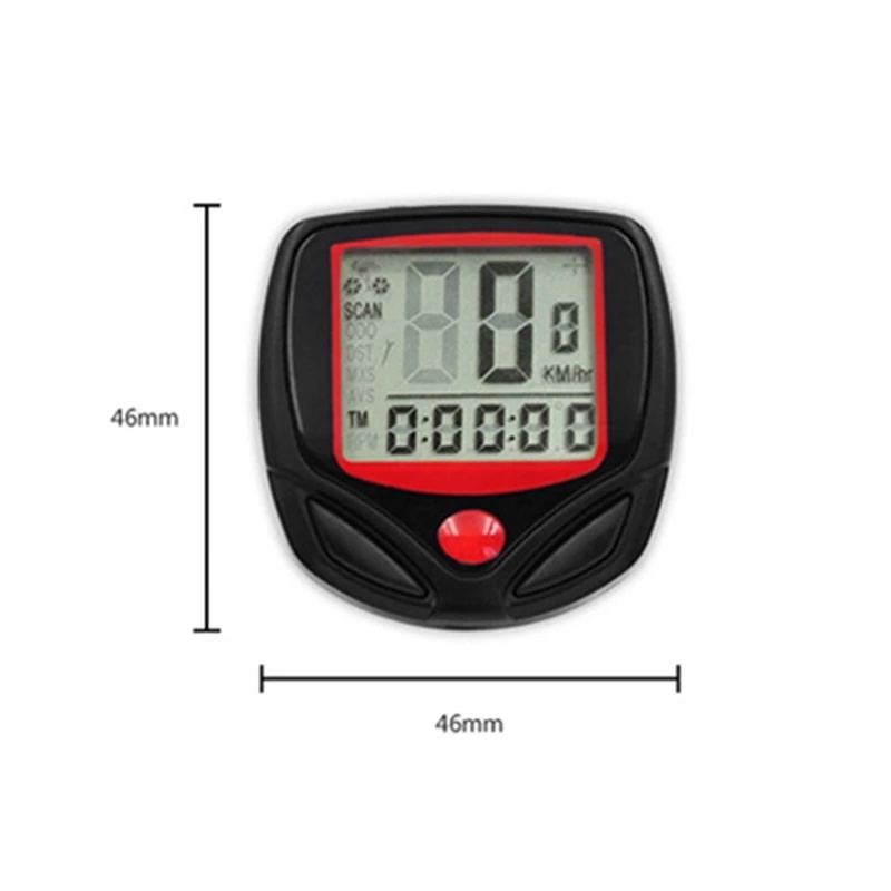 Đồng Hồ Điện Tử Chống Nước Màn Hình Lcd Cho Xe Đạp