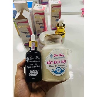 Tinh chất ngừa mụn nám tàn nhang tái tạo SẮC HỒNG (combo)