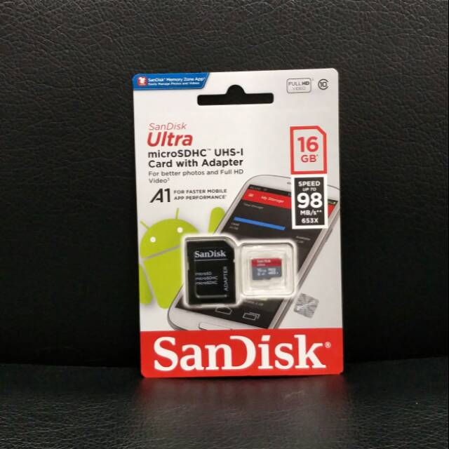 Bộ Chuyển Đổi Tốc Độ Sandisk 16gb 98mb / S Plus