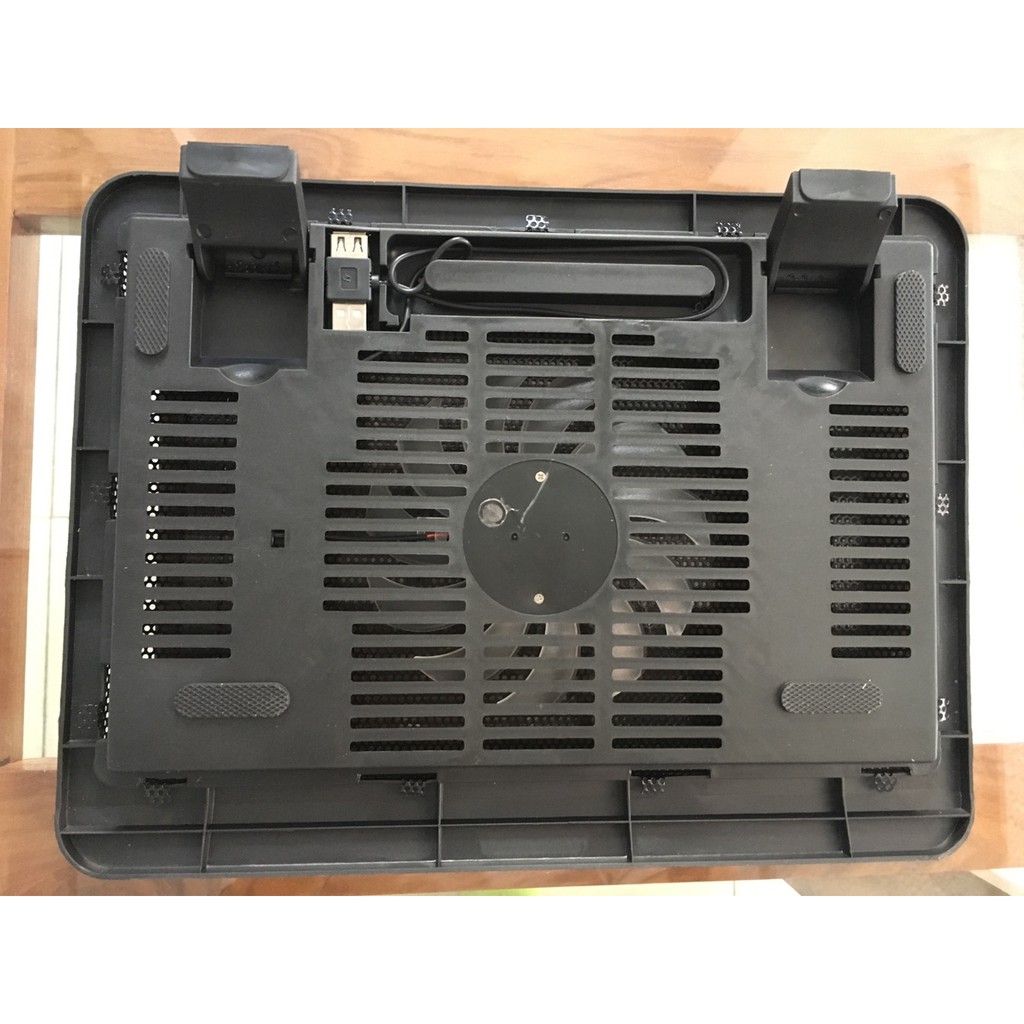 Tản Nhiệt Laptop/ Đế Tản Nhiệt Laptop 1 Quạt Dùng Cho Laptop 12.5 inch và 14inch Cooling Partner V19 (Siêu Mát)