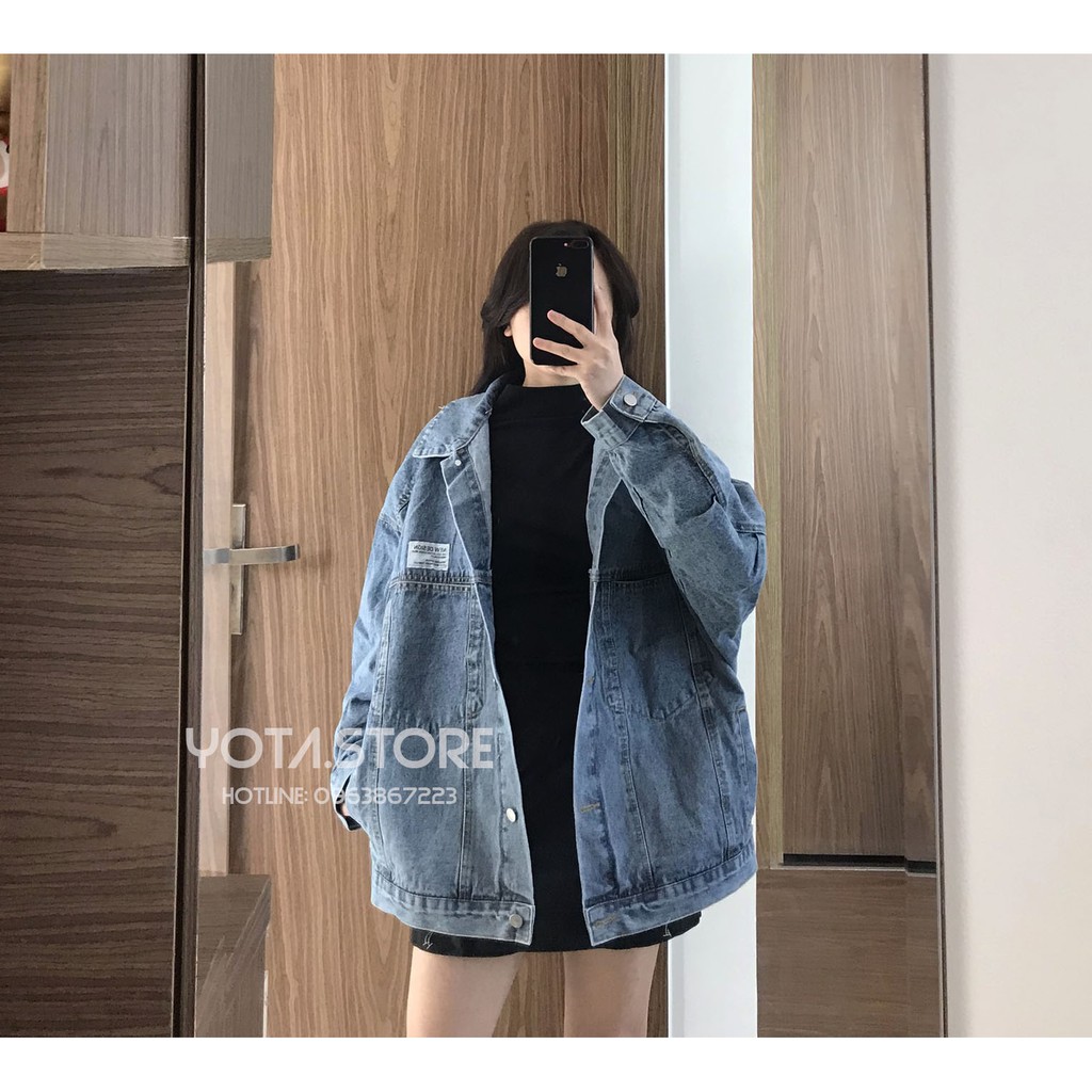 Áo khoác jeans unisex - KJ01 | BigBuy360 - bigbuy360.vn