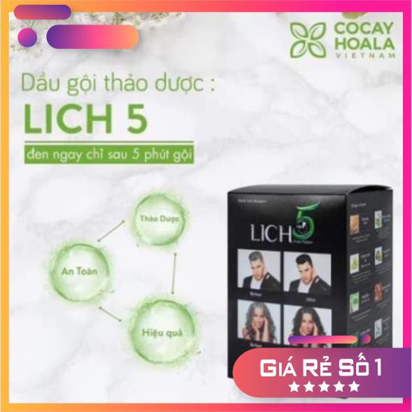 Dầu gội đen tóc Lich5