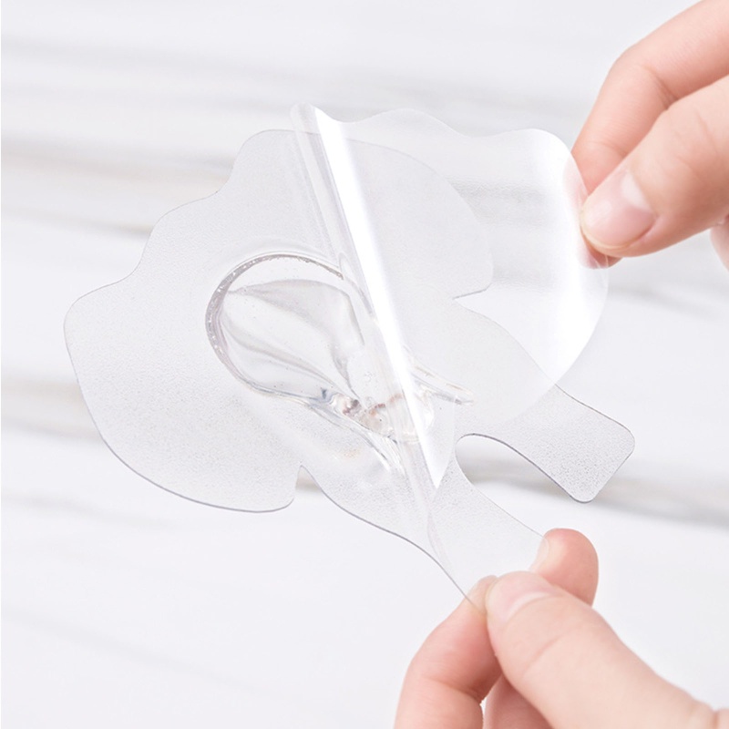 Set 2 Móc Dán Tường Trong Suốt Treo Đồ Tiện Lợi