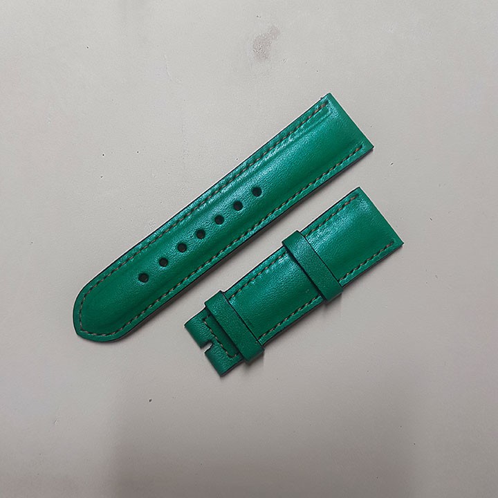 Dây đồng hồ nữ - Đồ da thủ công - Da bò thật - Màu xanh lá BV0294