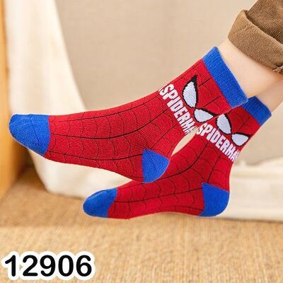 VỚ CỔ CAO HÌNH SPIDERMAN CHO BÉ 1-8T