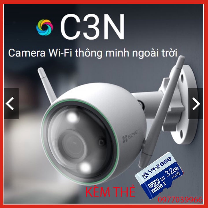 [kèm thẻ 32gb 64gb] camera giám sát Camera IP tích hợp AI thông minh Ezviz C3X/C3N - Full HD 1080p