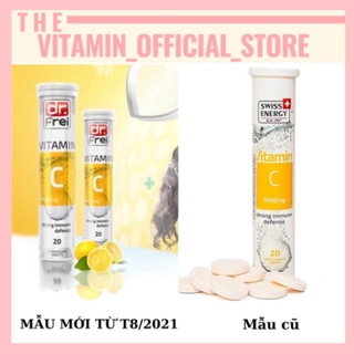 [Chính hãng] C sủi – Date 2025 Viên sủi Bổ sung Vitamin C Dr. Frei 1000 mg Chĩnh Hãng nhập khẩu