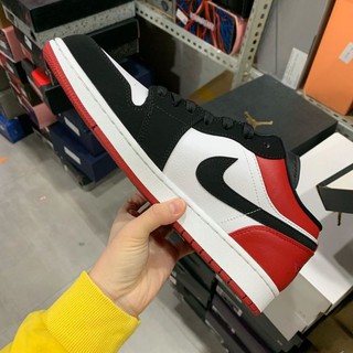 Giày  Air Jordan 1 Retro Low "Bred Toe" |H12|