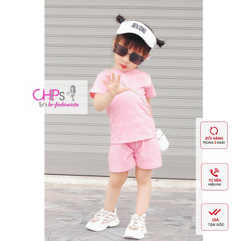 Set Thun Cotton Mùa Hè Siêu Mềm Mát Cho Bé Gái