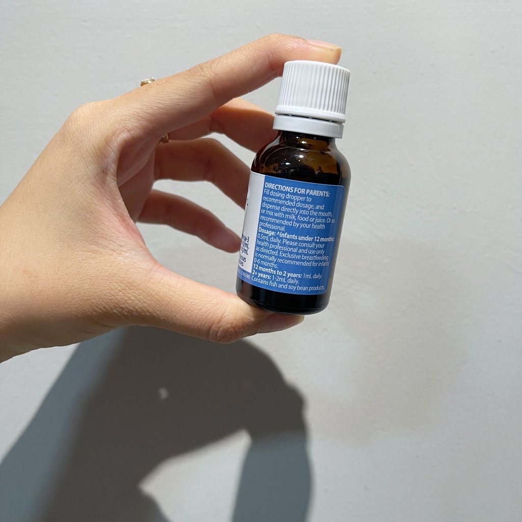 Nhỏ giọt Nature's Way Kids Smart Drop DHA 20ml giúp bé thông minh, mắt sáng