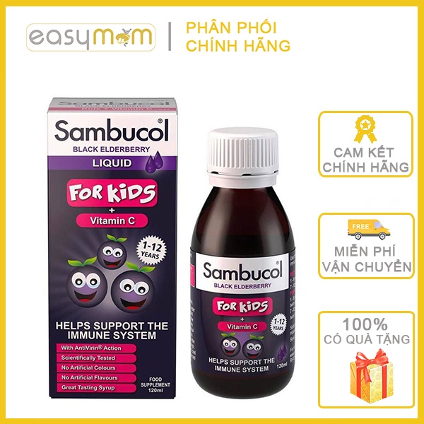 Tăng đề kháng trẻ em Sambucol