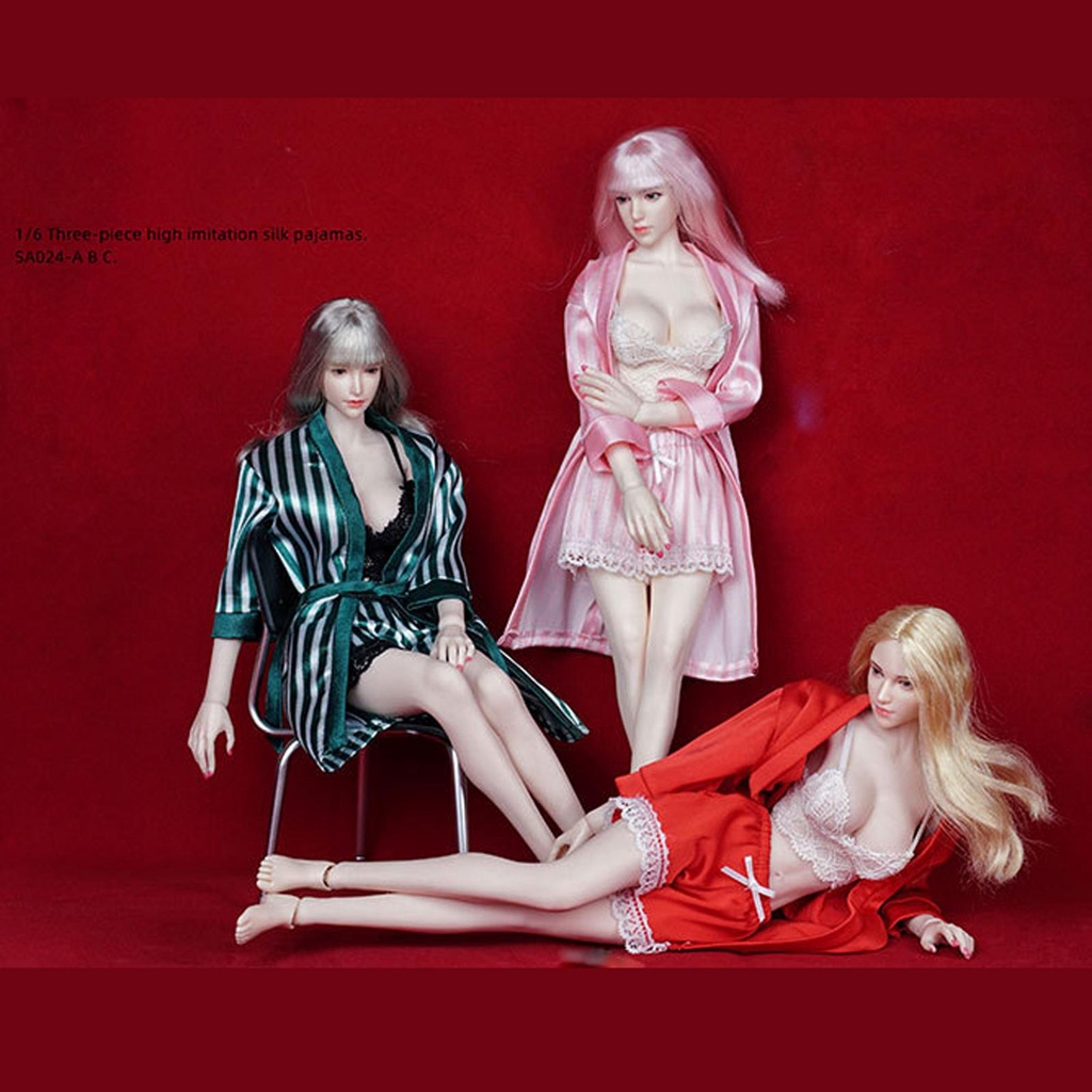 Bộ Đồ Ngủ 3 Quần Short Tỉ Lệ 1 / 6 Dành Cho Búp Bê 12 ''