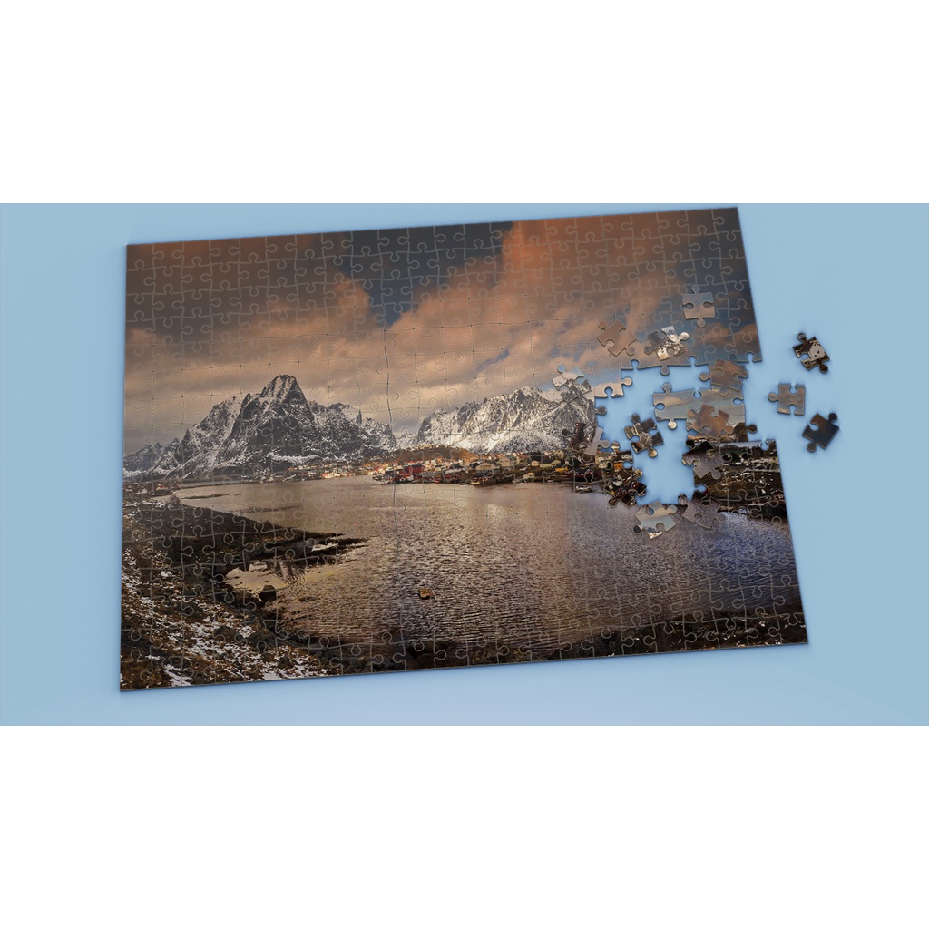 Tranh ghép hình Photography - Tranh ghép hình LOFOTEN - Mẫu 2 - Nhận in theo yêu cầu