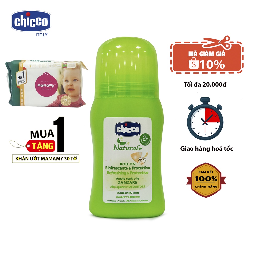 [Date 2023] Kem và xịt chống muỗi Chicco 60-100ml