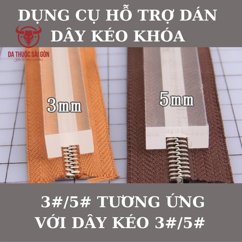 Dụng cụ dán dây kéo khóa - Da Thuộc Sài Gòn