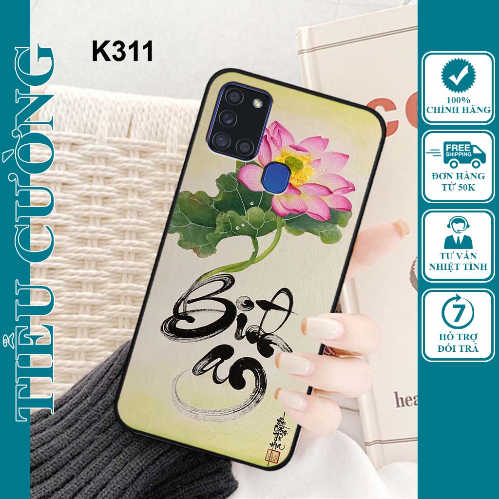 Ốp Samsung A21s in hình thư pháp siêu đẹp, bền và rẻ