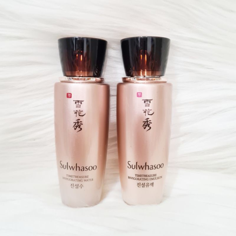 (hàng Mới Về) Bộ Mỹ Phẩm Sulwhasoo 25ml + Nhũ Tương 25ml Chất Lượng Cao