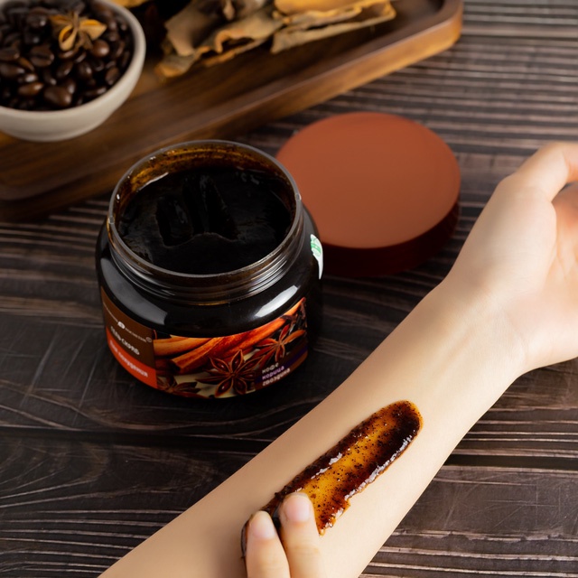 [Mẫu Mới] Tẩy Da Chết Toàn Thân Quế Hồi Nga Và Café 380g Dạng Hạt Gel Scrub Coffee &amp; Cinnamon Cloves