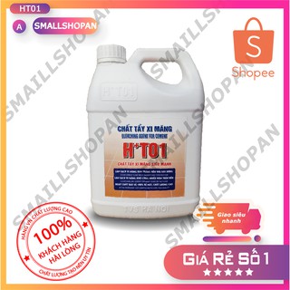 Chất tẩy xi măng HT01(1,8l),tẩy xi măng trên nền gạch đá CỰC MẠNH +Tăng 1 miếng cọ rửa để sử dụng sản phẩm khi mua hàng!