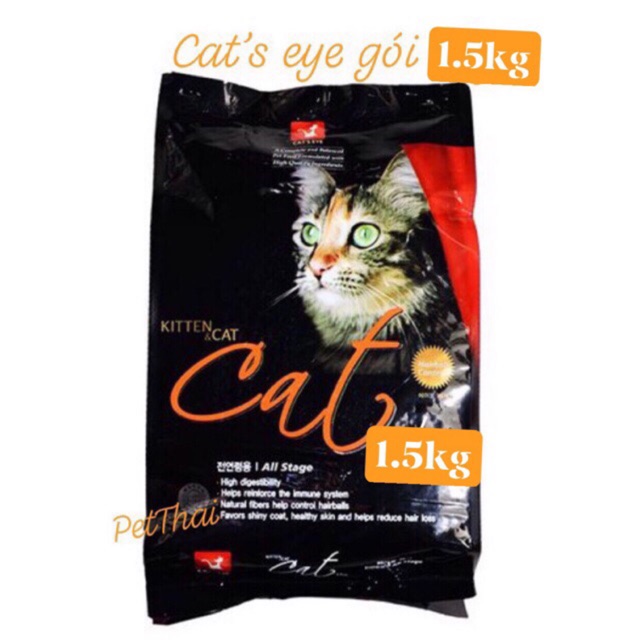 Hạt thức ăn cat’s eye cho mèo túi giấy kraft