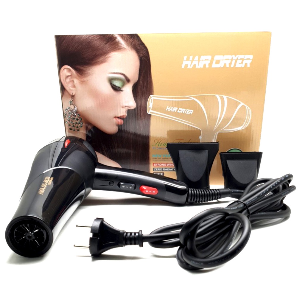 Máy sấy tóc công suất lớn 2 chiều nóng lạnh tạo kiểu chính hãng AIOLOS-8820 - tỏa mùi hương nhài