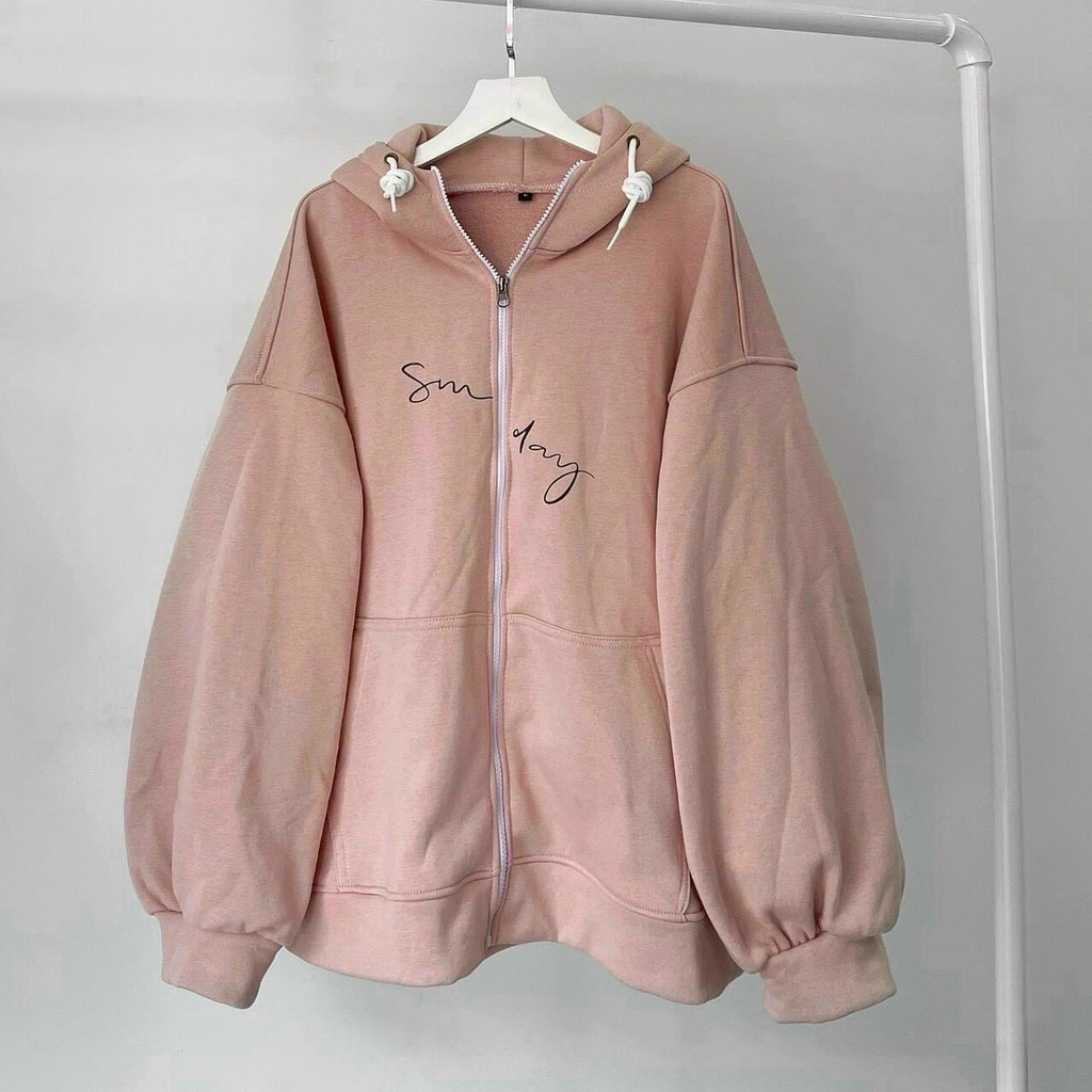 ÁO HOODIE NAM NỮ VẢI NỈ NGOẠI FORM RỘNG TAY PHỒNG ,ÁO KHOÁC UNISEX TAY PHỒNG