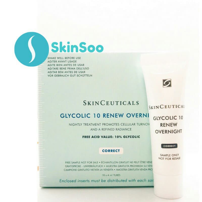 (AUTH - Bản Mỹ) SkinCeuticals Glycolic 10 Renew Overnight – Kem Dưỡng Sáng Da Ban Đêm 4ml