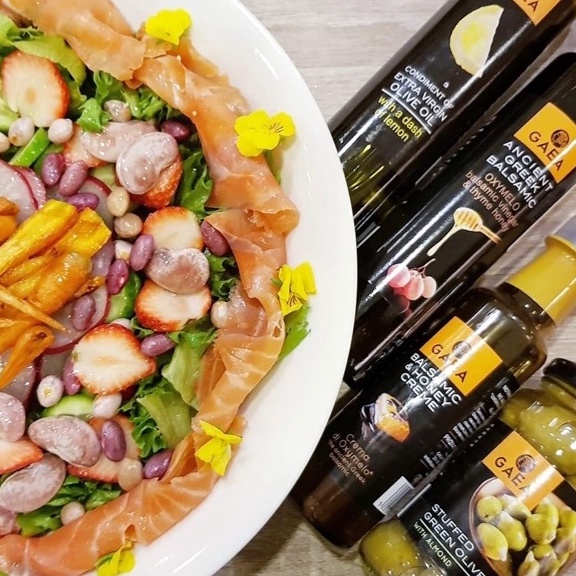 Giấm balsamic oxymelo & mật ong cỏ xạ hương nhãn hiệu Gaea 250ml