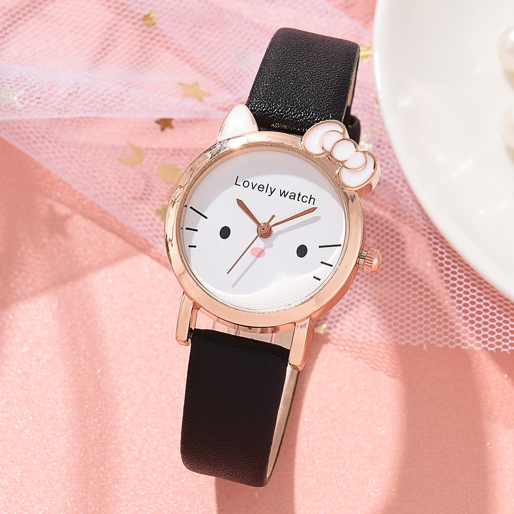 Đồng Hồ Hoạt Hình Dễ Thương Phong Cách Hàn Quốc Cho Học Sinh Tiểu Học