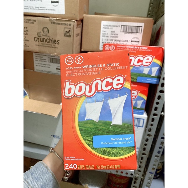 Giấy thơm Bounce của Mỹ - Hộp 240 tờ