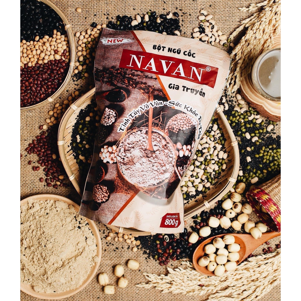 Bột Ngũ Cốc Gia Truyền Navan ( Kèm Ảnh Thật )