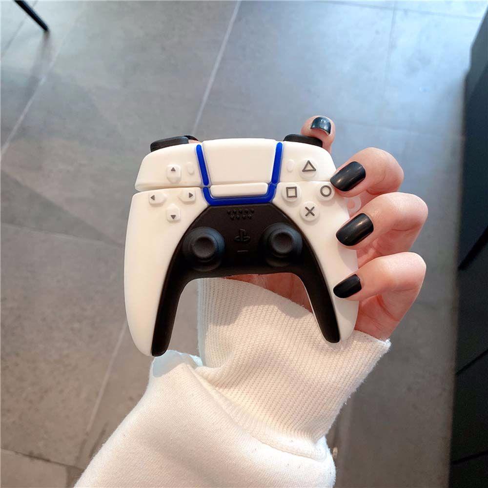 Vỏ Bảo Vệ Hộp Sạc Tai Nghe Bluetooth Airpods Bằng Silicon Hình Máy Chơi Gameboy 3D Dễ Thương Ốp