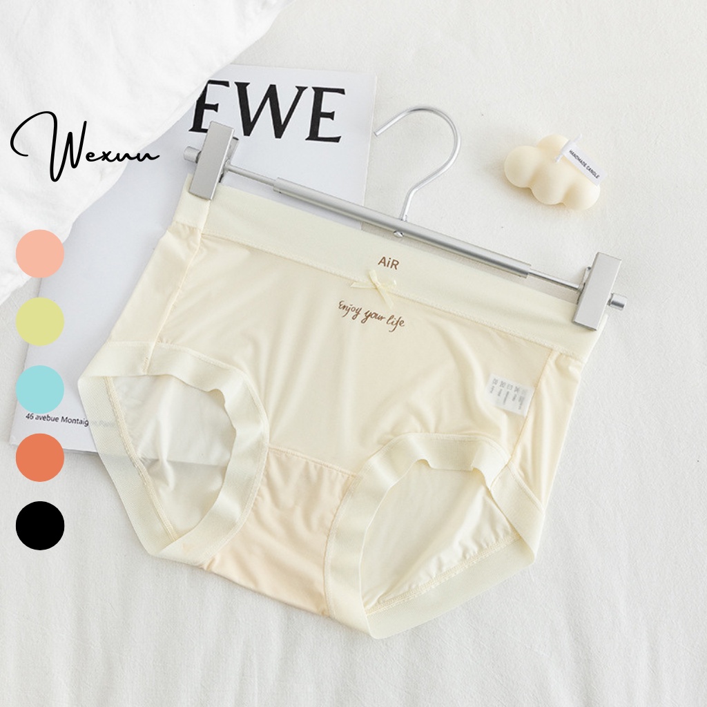 Quần lót nữ Xuu Design vải su lạnh cao cấp phối viền chữ nâng mông gợi cảm- QC129
