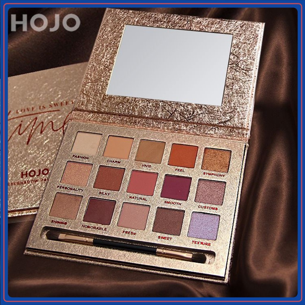 Bảng Phấn mắt, Bảng Phấn Mắt HojO Dazzing 15 ô màu, Không Thấm Nước, Giữ Màu Cả Ngày | BigBuy360 - bigbuy360.vn