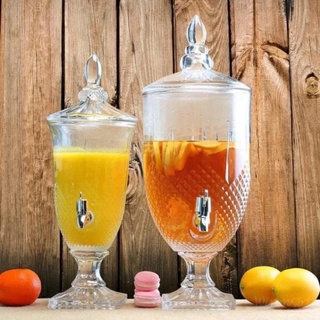 bình đựng nước có vòi thuỷ tinh