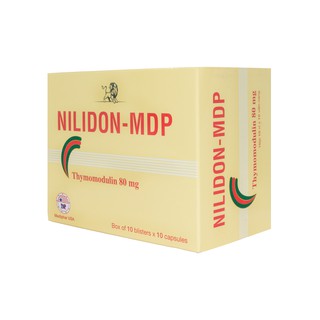 Hộp Nilidon-MDP hỗ trợ sức đề kháng hằng ngày dạng vỉ 100 viên