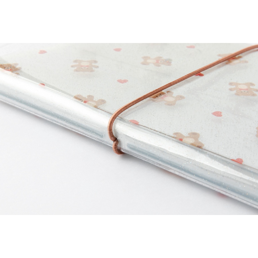 Binder Collect Book ARTBOX Hàn Quốc Đựng Sticker Nhãn Dán Họa Tiết Gấu Kim Tuyến 10 Sleeves