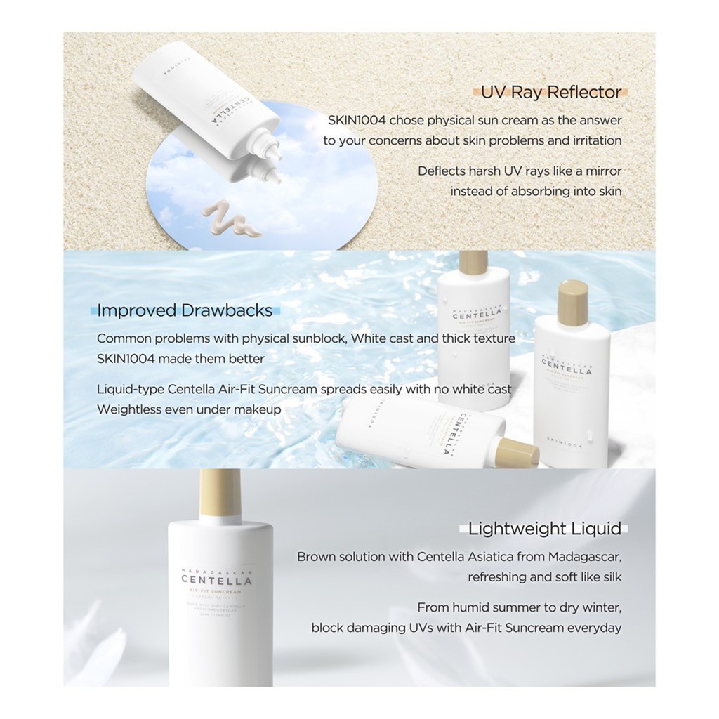 Kem Chống Nắng Skin1004 Madagascar Centella Air-Fit Suncream Plus 50ml