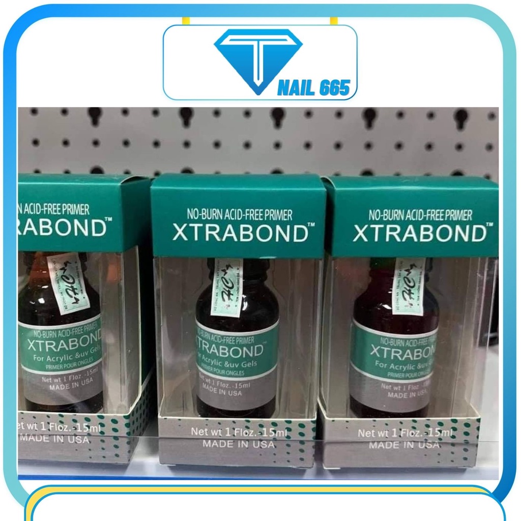 Liên kết bột mỹ PRIMER XTRABOND 15ml chính hãng , Kiềm dầu liên kết bột siêu trắc 2 in 1 sịn