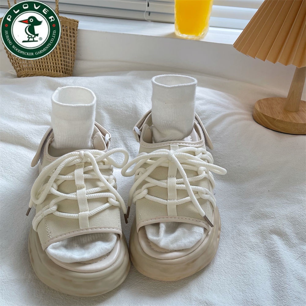 Giày Bệt Gót Thấp Thoải Mái Đa Năng Phong Cách La Mã Cho Nữ