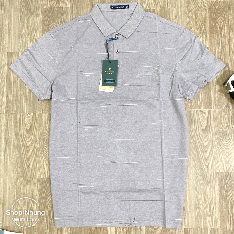 Áo cộc tay Nam Trung Niên sợi bông Cao Cấp