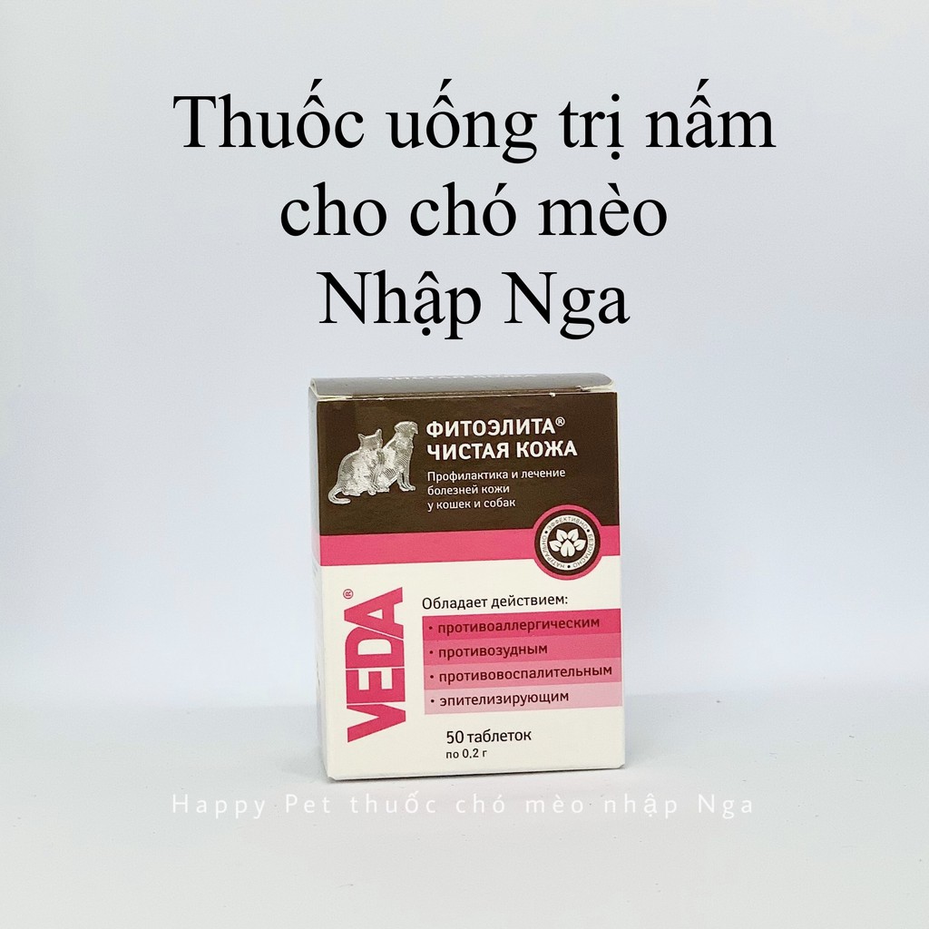 VEDA THUỐC ĐẶC TRỊ NẤM CHO CHÓ MÈO NHẬP NGA