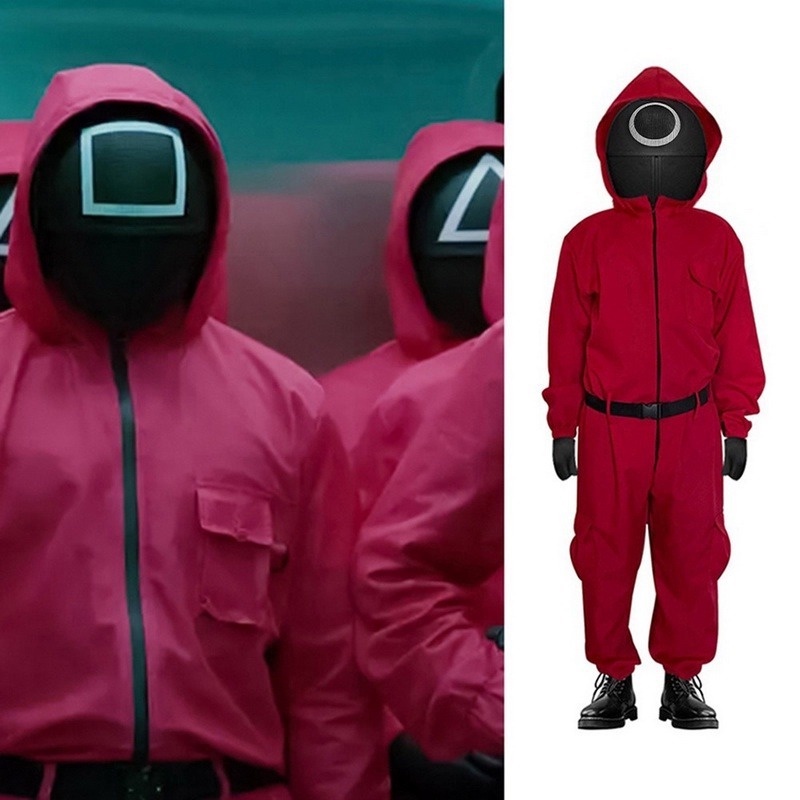 Trang phục và mặt nạ hóa trang người lính Squid Game