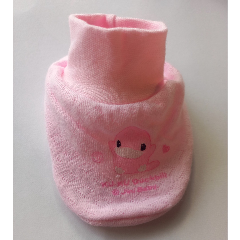 Bao chân cho bé sơ sinh 100% cotton Kku.ku duckbill Ku2347 (1 cặp)