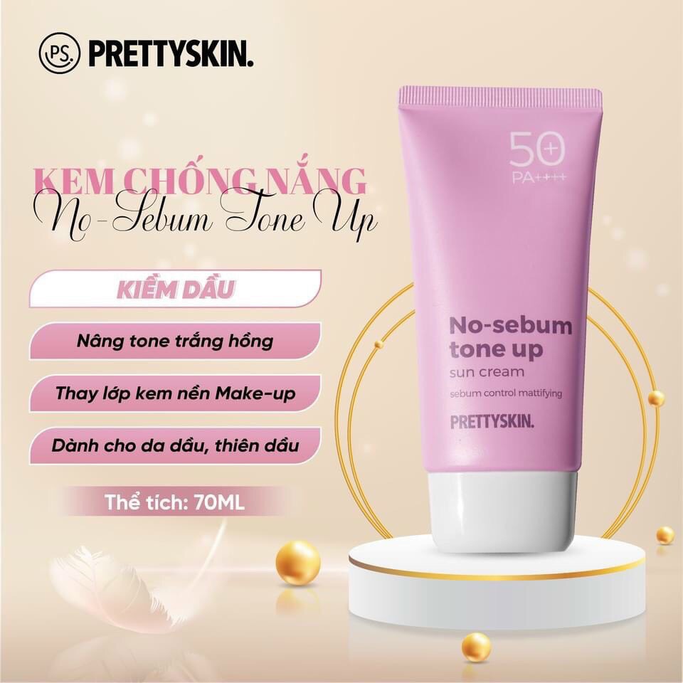 Kem chống nắng Pretty Skin Sun Cream SPF 50+ PA++++ (70g)