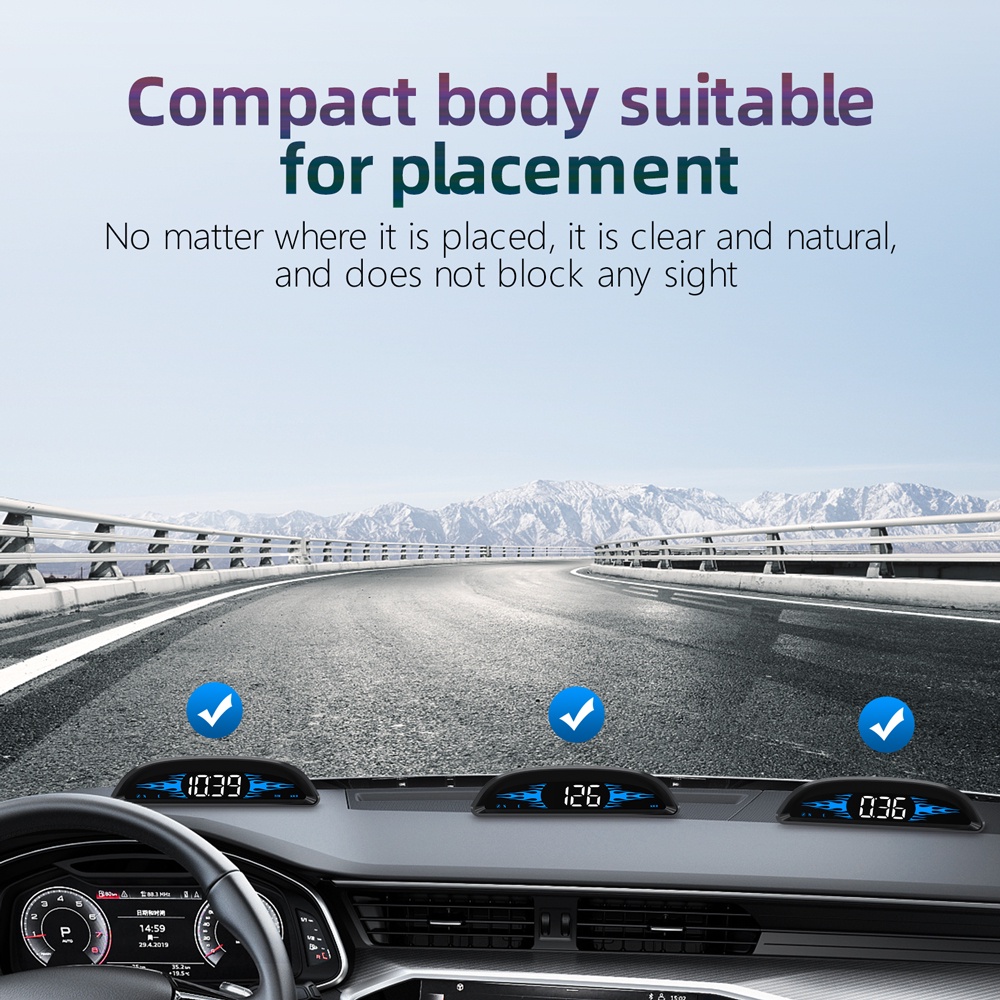 Đồng Hồ Đo Tốc Độ G2 HUD Thông Minh Cho Xe Hơi