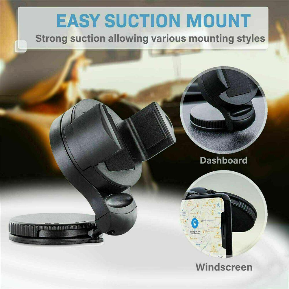 Giá Đỡ Điện Thoại Thông Minh Bằng Silicon Có Giác Hút Xoay 360 Độ Thông Dụng Cho Xe Hơi